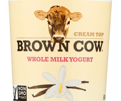 YOGURT BROWN COW VANILLA WHOLE MILK   32 OZ   088194340614 Online now