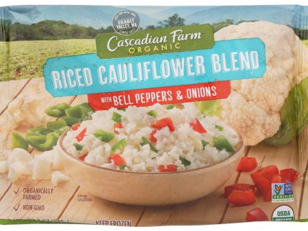 Cascadian Farm Riced Cauliflower Blend with Bell Pepper and Onion  12 OZ   021908289236 Cheap