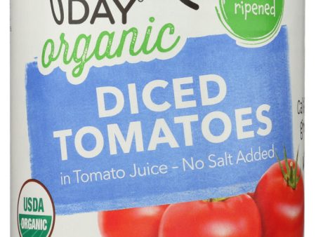 TOMATO FIELD DAY DICED NO SALT ORGANIC   14.5 OZ   42563604004 Hot on Sale