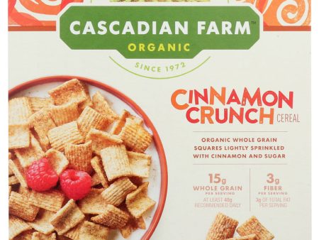 CEREAL Cascadian Farm Organic Cinnamon Crunch Cereal   9.2 OZ   21908455563 Online Sale