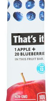 That S It Fruit Bar Apple Blueberry 1.2 Oz     850397004132 Supply