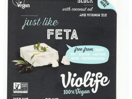 CHEEZE VIOLIFE FETA BLOCK VEGAN   8.1 OZ   810934030239 For Cheap