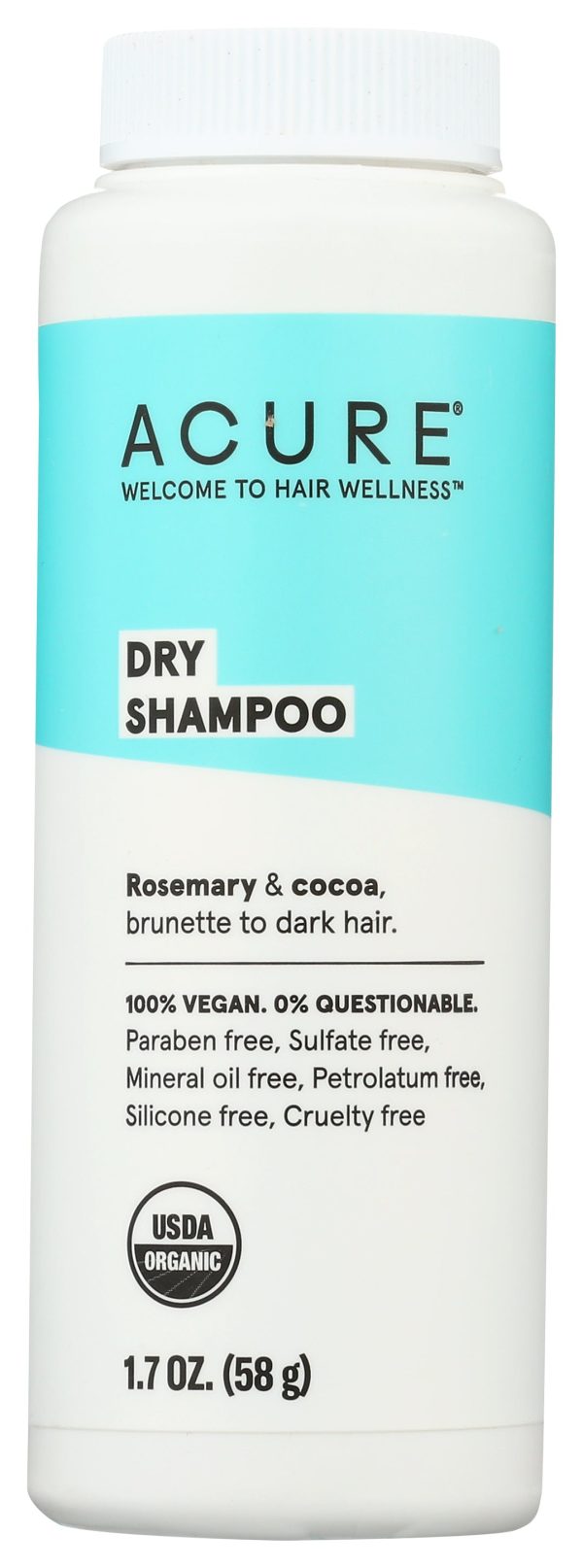 DRY SHAMPOO ACURE 1.7OZ DARK HAIR  813424020383 Online