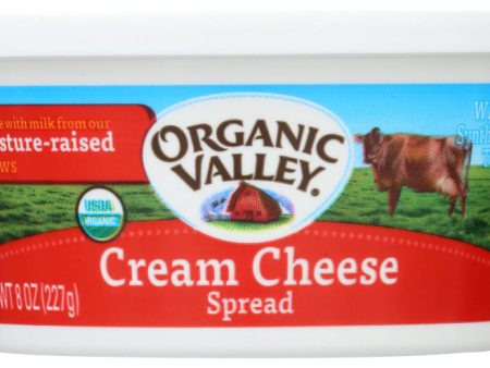 CREAM CHEESE ORGANIC VALLEY CUP ORGANIC   8 OZ   093966000108 Supply