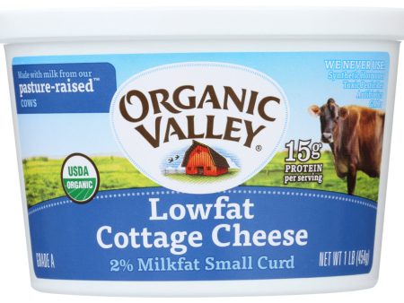 COTTAGE CHEESE ORGANIC VALLEY 2% ORGANIC   16 OZ   093966002041 on Sale