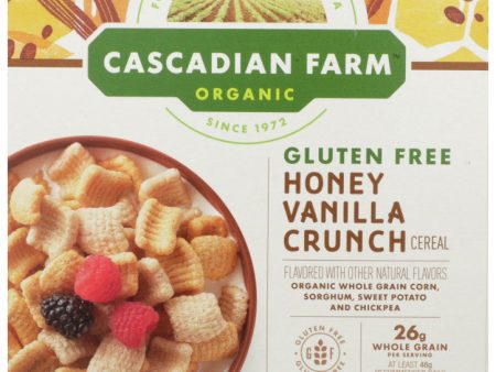 CEREAL Cascadian Farm Organic Gluten Free Honey Vanilla Crunch Cereal  10.5OZ   21908112695 Cheap