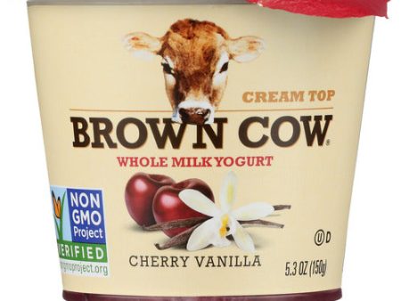 YOGURT BROWN COW CHERRY VANILLA   5.3 OZ  88194340096 For Sale