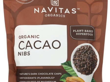 CACAO NIBS NAVITAS ORGANIC   8 OZ   858847000680 For Discount