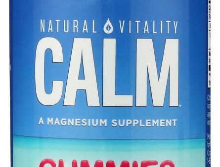 CALM GUMMIES NATURAL VITALITY RASP 875534002406 Hot on Sale