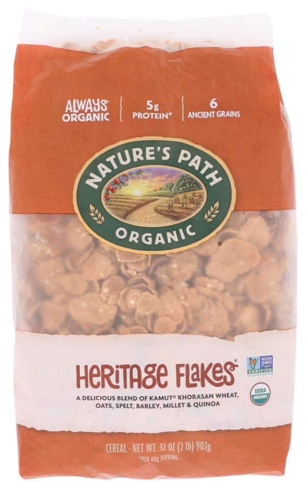 CEREAL NATURE S PATH HERITAGE FLAKE ECO-PAC  32 OZ   58449770213 For Sale