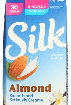 ALMOND MILK SILK VANILLA UNSWEETENED   64 OZ   025293001367 Discount