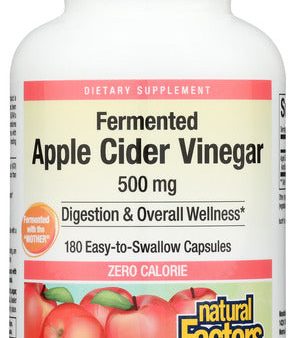 APPLE CIDER VINEGAR NAT FACTORS 180     068958020563 Hot on Sale