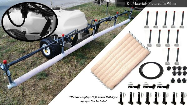 Sprayer Boom Weed Wiper Kits - Drift Free (up to 100ft) - Smucker MFG Supply