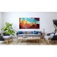 Low Poly Pyramid  by Jonathan Lam, Giclee Canvas Wall Art For Sale