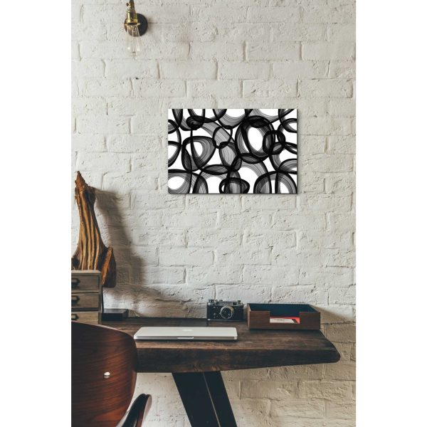 Abstract Black and White 2015  by Irena Orlov, Canvas Wall Art For Discount