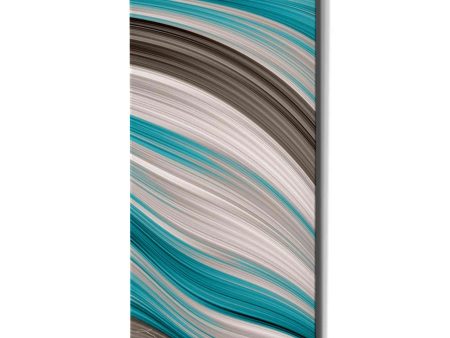 Aqua Sweep II  by James Burghardt Giclee Canvas Wall Art For Cheap