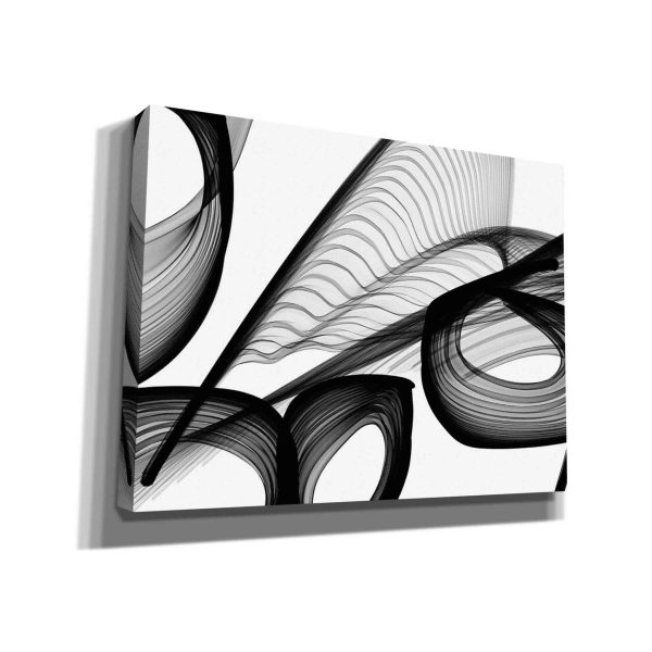 Abstract Black and White 22-21  by Irena Orlov, Canvas Wall Art Hot on Sale