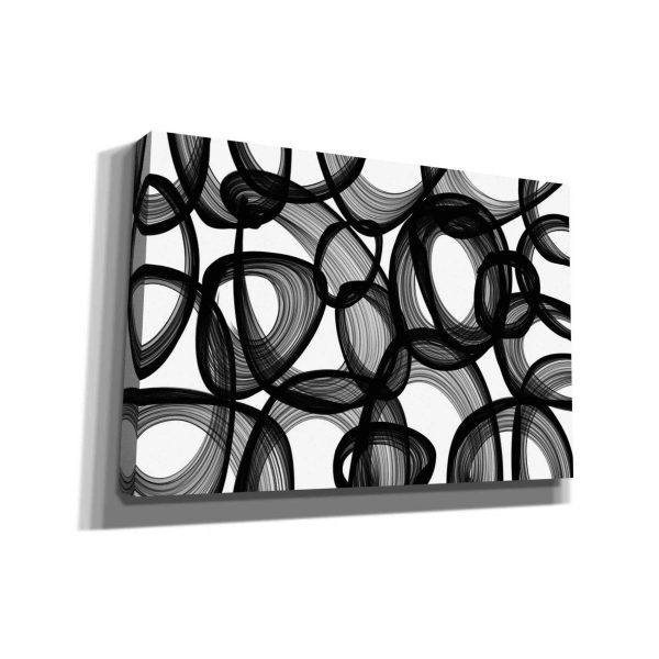 Abstract Black and White 2015  by Irena Orlov, Canvas Wall Art For Discount