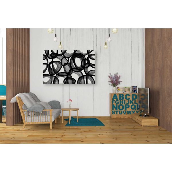 Abstract Black and White 2015  by Irena Orlov, Canvas Wall Art For Discount