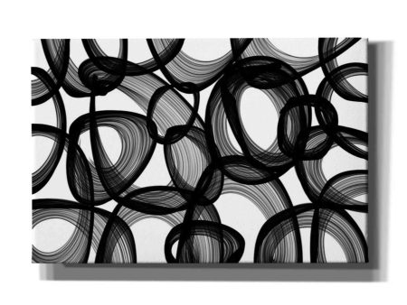 Abstract Black and White 2015  by Irena Orlov, Canvas Wall Art For Discount