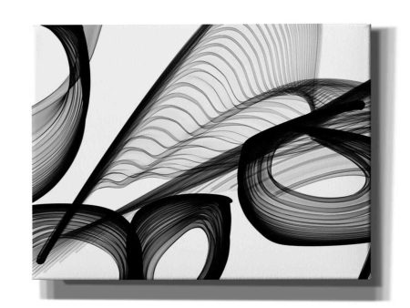 Abstract Black and White 22-21  by Irena Orlov, Canvas Wall Art Hot on Sale