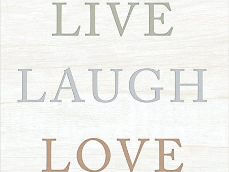 YND235 - Live, Laugh, Love - 12x12 Supply