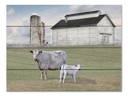 LD3084PAL - Momma and Baby Cow - 16x12 Cheap