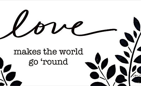 ALP2175 - Love Makes the World Go  Round - 18x9 Online Sale